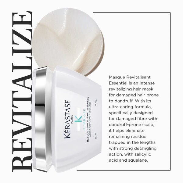 Symbiose Deeply Hydrating Hair Mask for Damaged Hair with squalane for added moisture