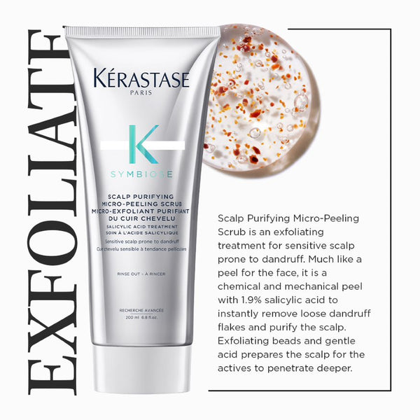 Symbiose Scalp Purifying Micro-Peeling Scrub for sensitive scalps prone to dandruff