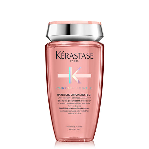 Chroma Absolu- Bain Riche Chroma Respect- Nourishing Protective Shampoo For Medium to Thick Coloured Hair